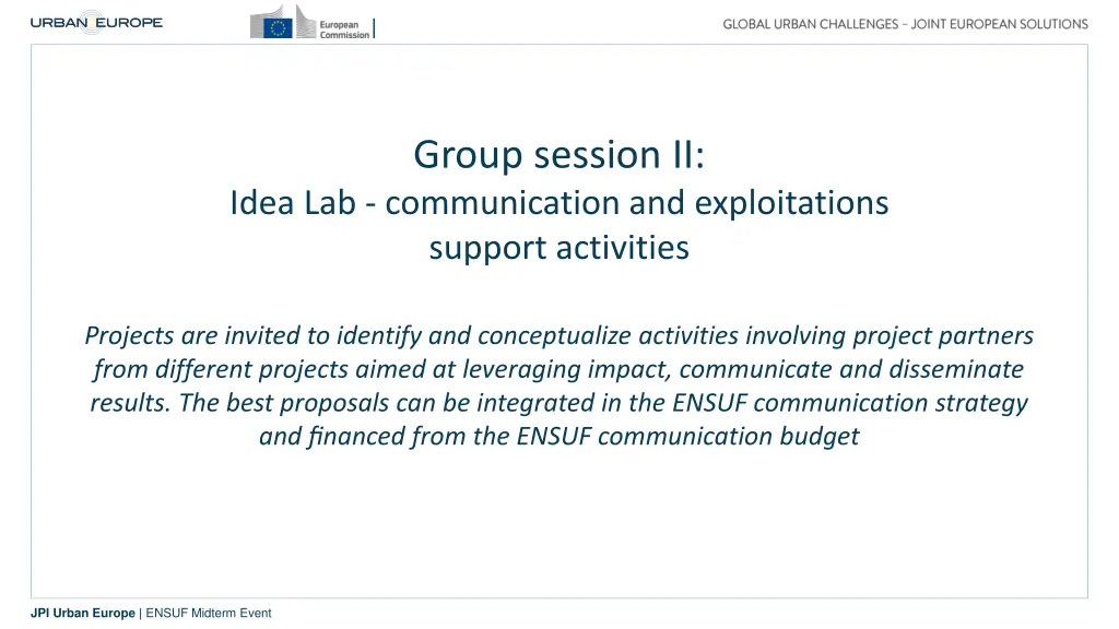 group session ii