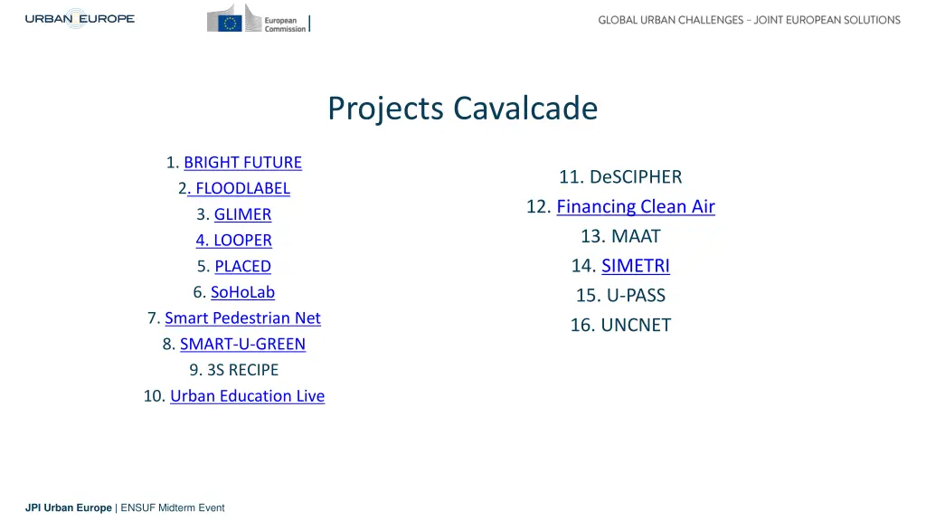 projects cavalcade