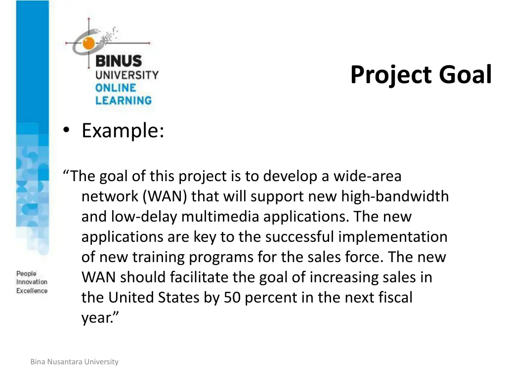 project goal