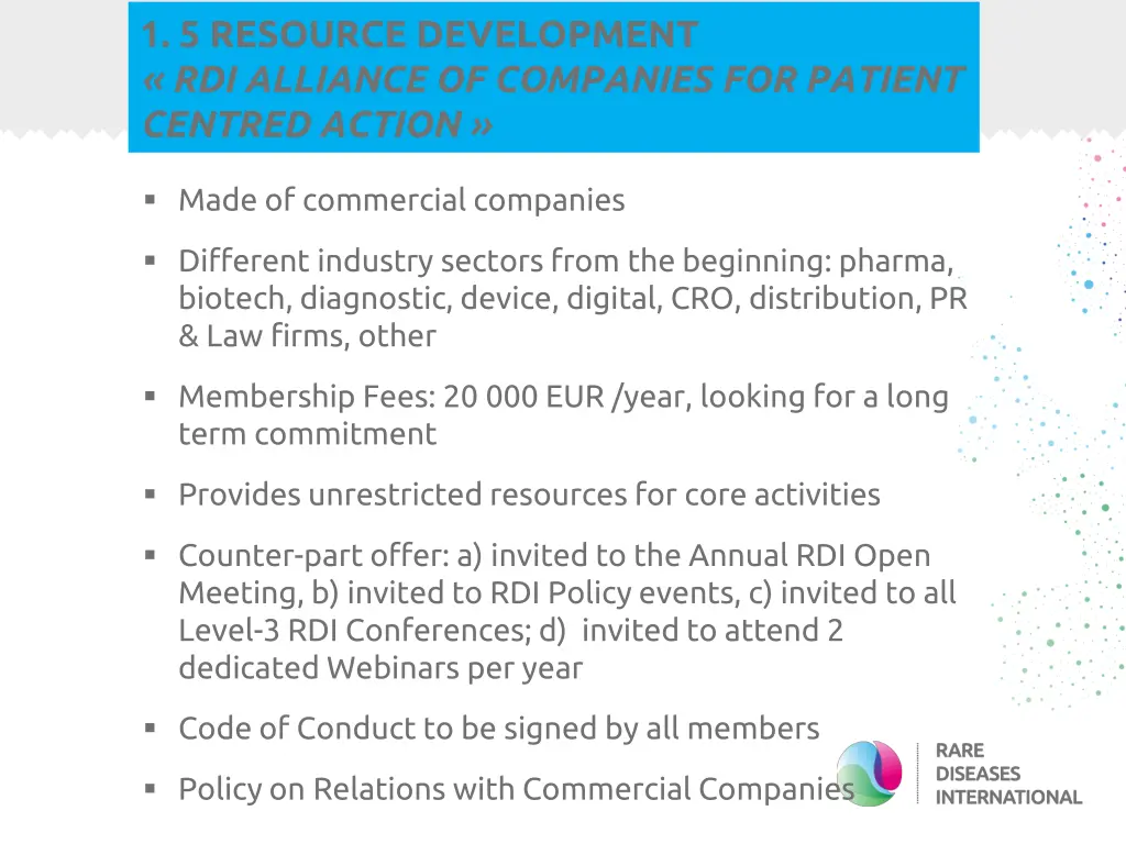 1 5 resource development rdi alliance