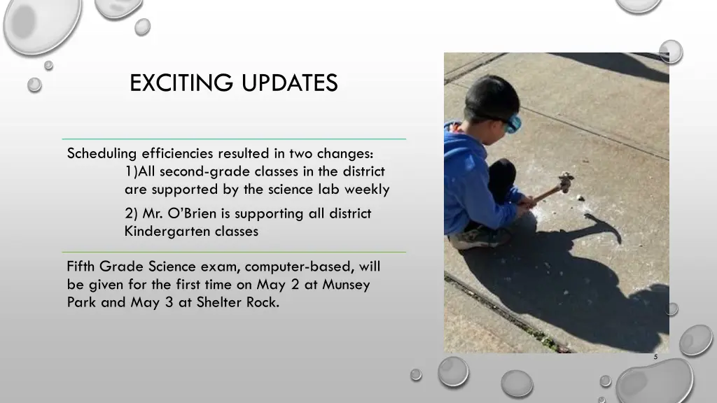 exciting updates