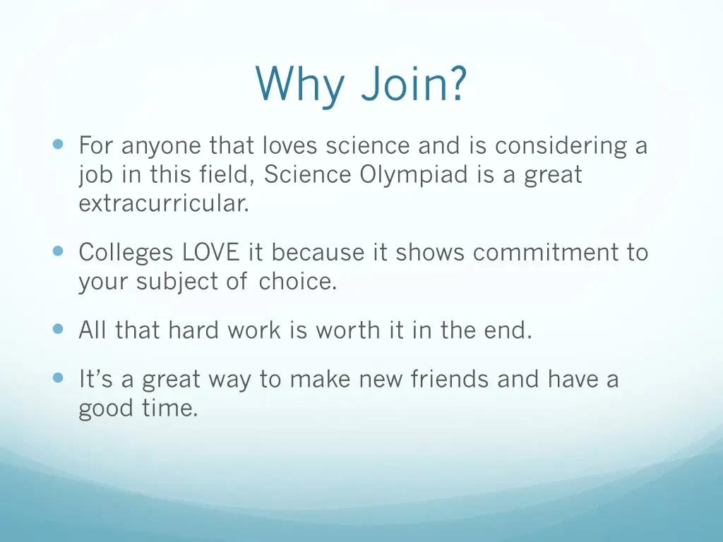 why join