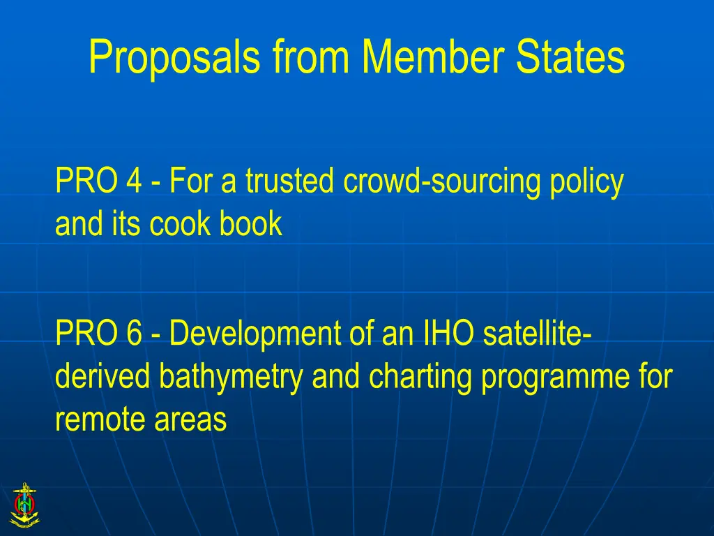 proposals from member states