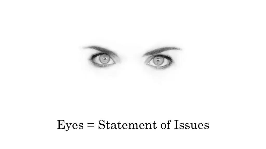 eyes statement of issues