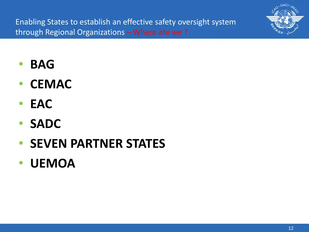 enabling states to establish an effective safety 2