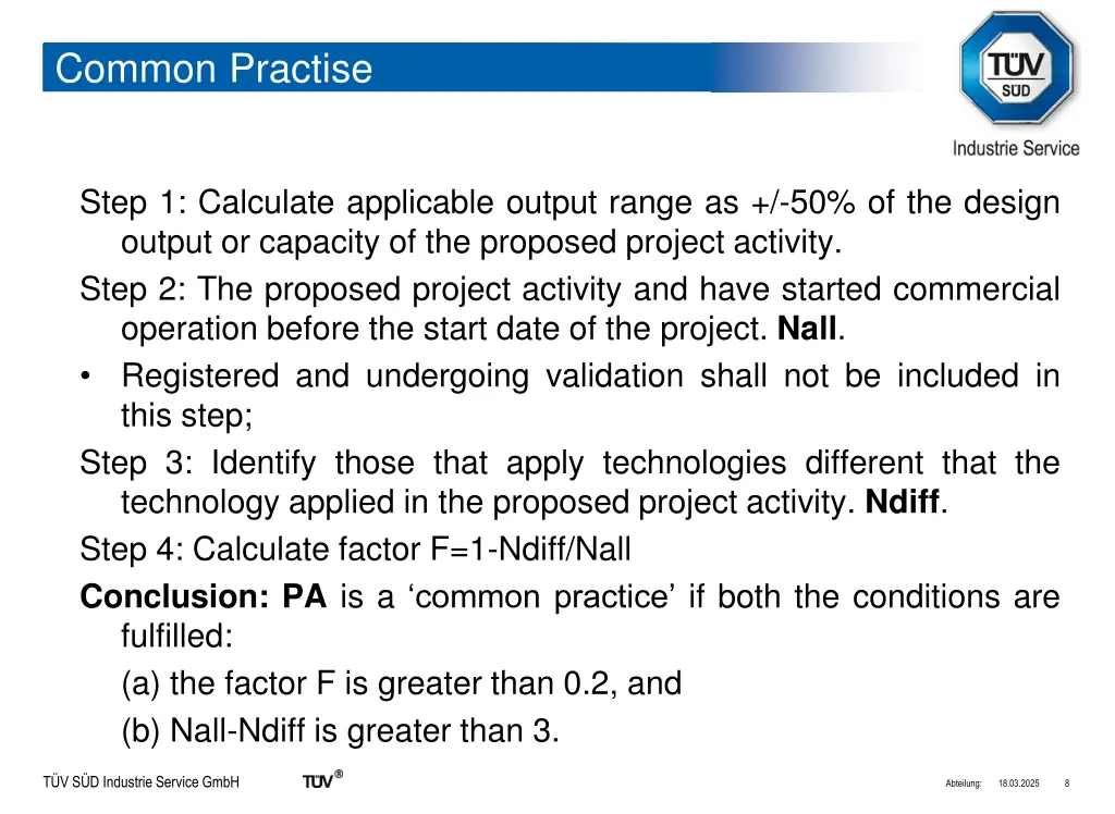 common practise 1