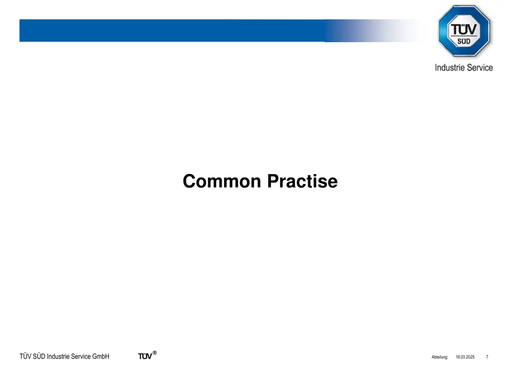 common practise