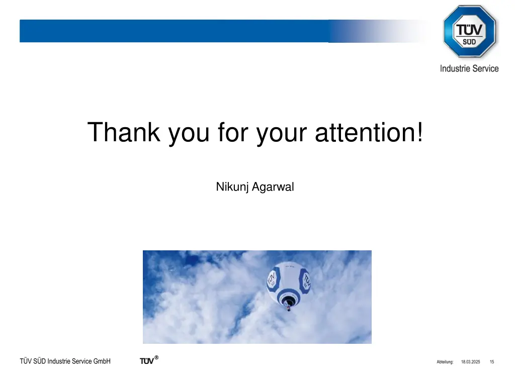 thank you for your attention