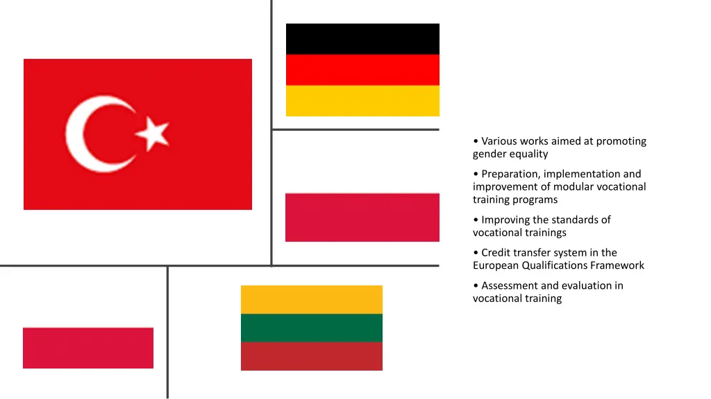 various works aimed at promoting gender equality