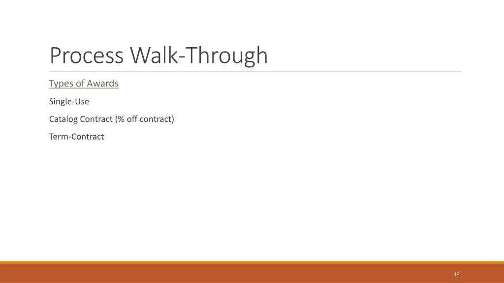 process walk through 2