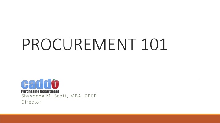 procurement 101