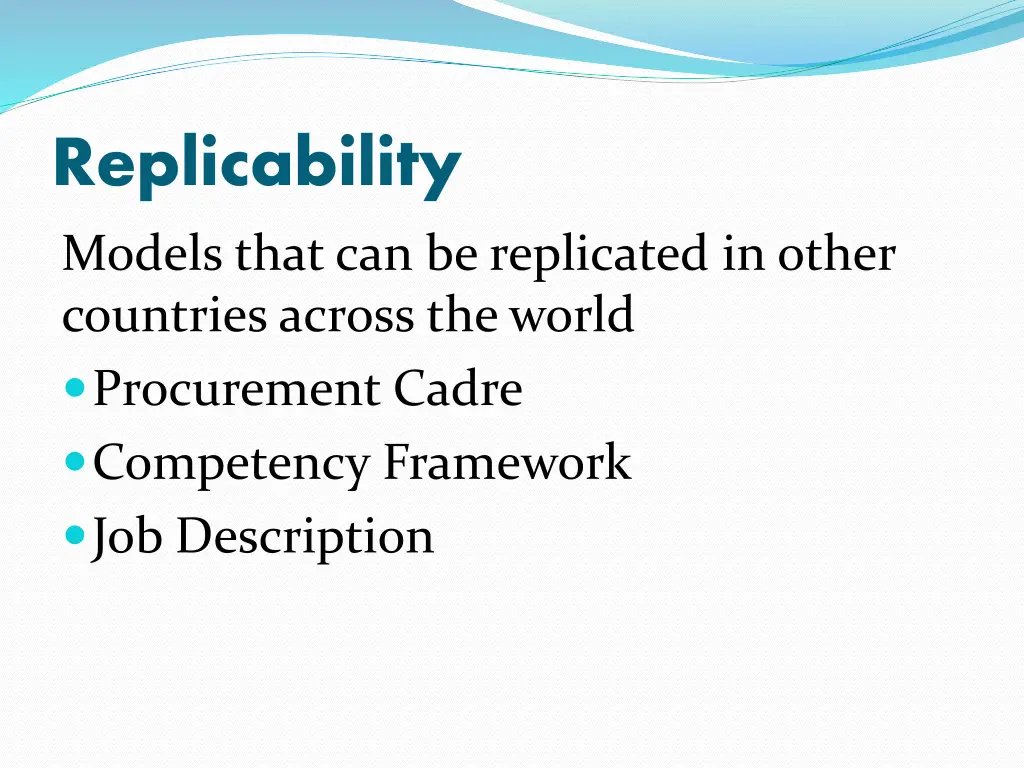 replicability