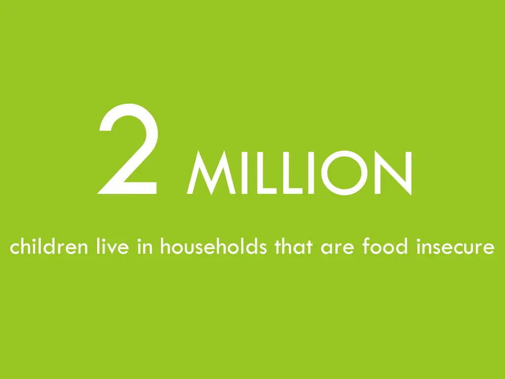 2 million children live in households that