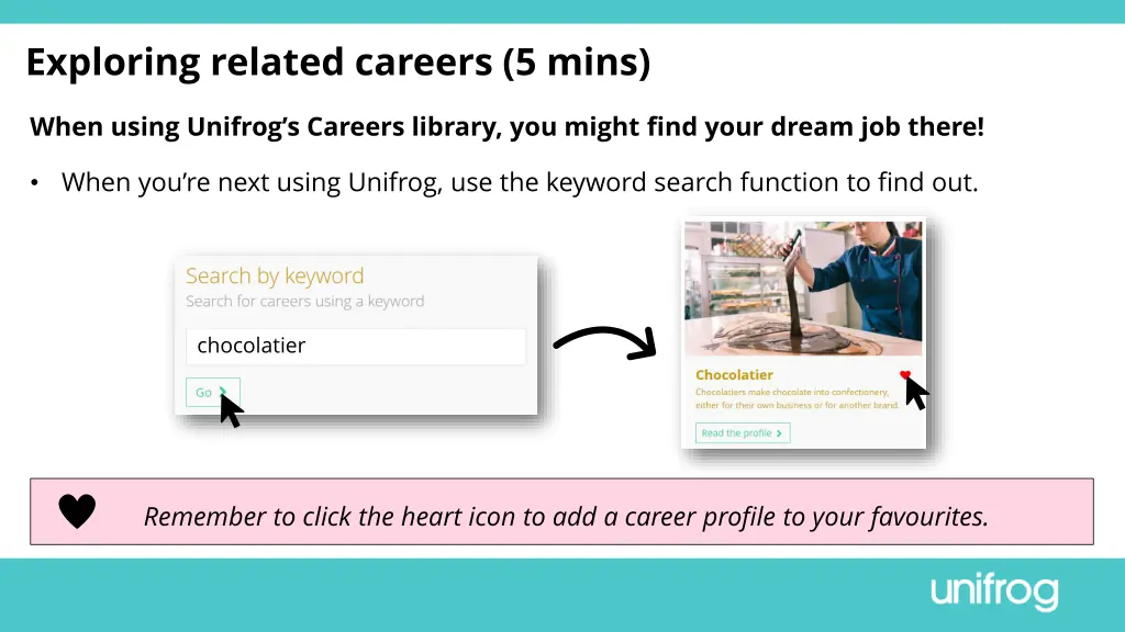 exploring related careers 5 mins