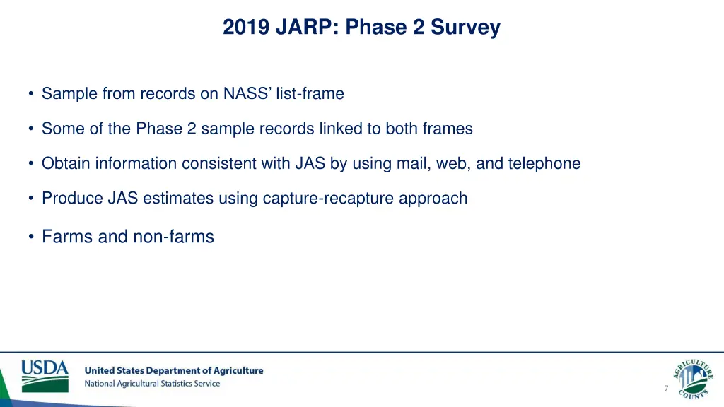 2019 jarp phase 2 survey