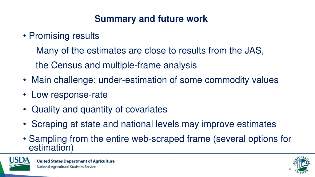 summary and future work