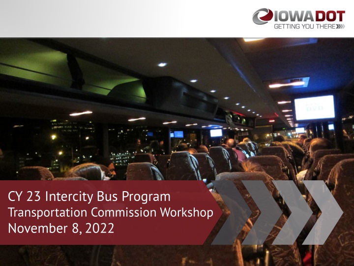 cy 23 intercity bus program transportation