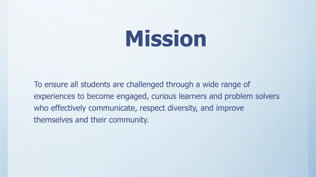 mission