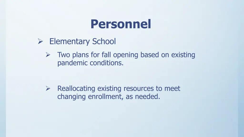 personnel