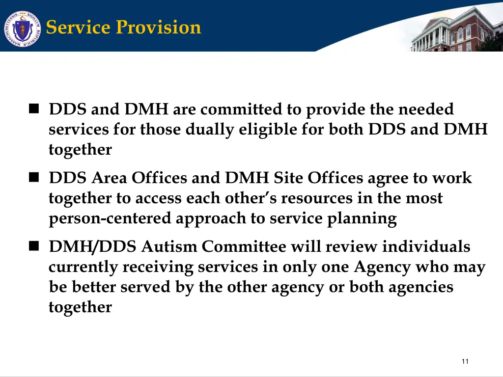 service provision