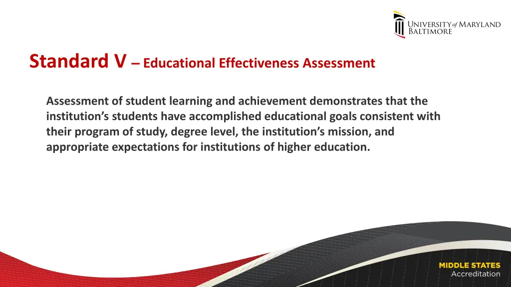 standard v educational effectiveness assessment 1