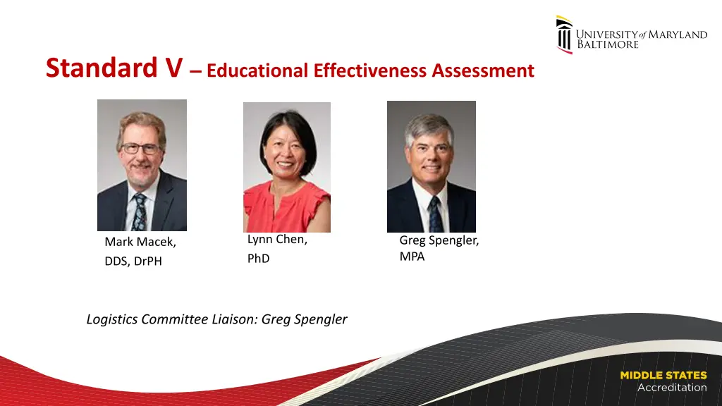 standard v educational effectiveness assessment