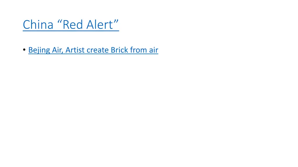 china red alert