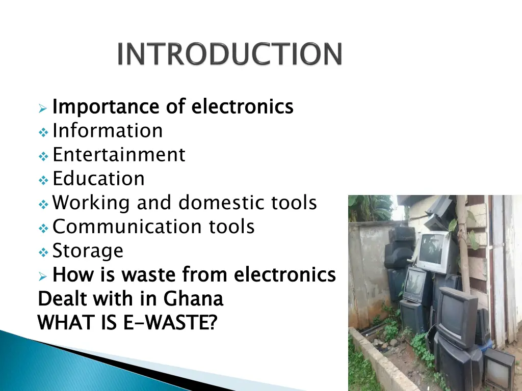 importance of electronics information