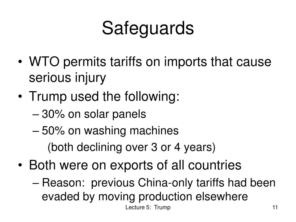 safeguards