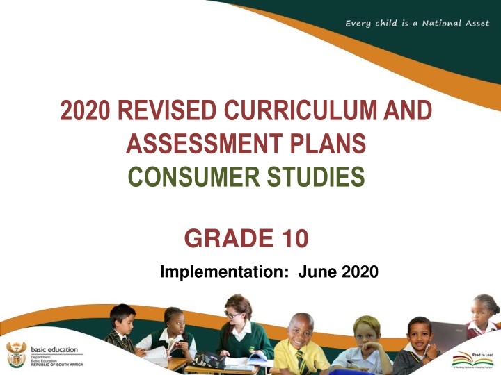 2020 revised curriculum and assessment plans