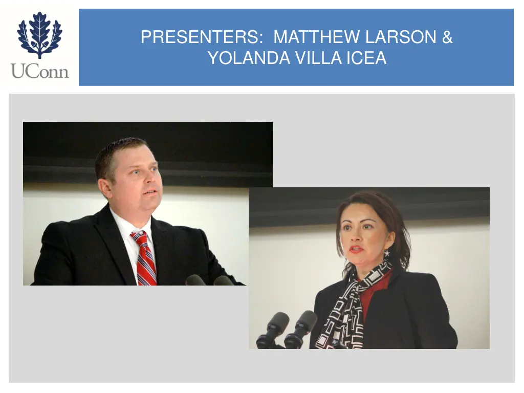 presenters matthew larson yolanda villa icea