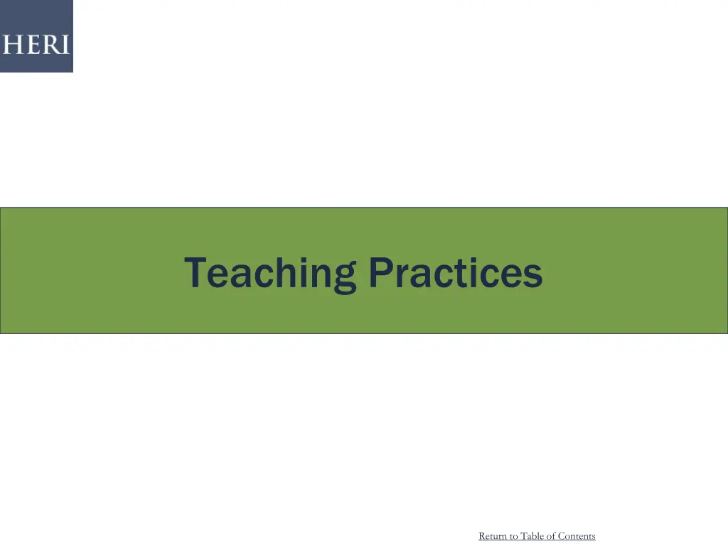 teaching practices