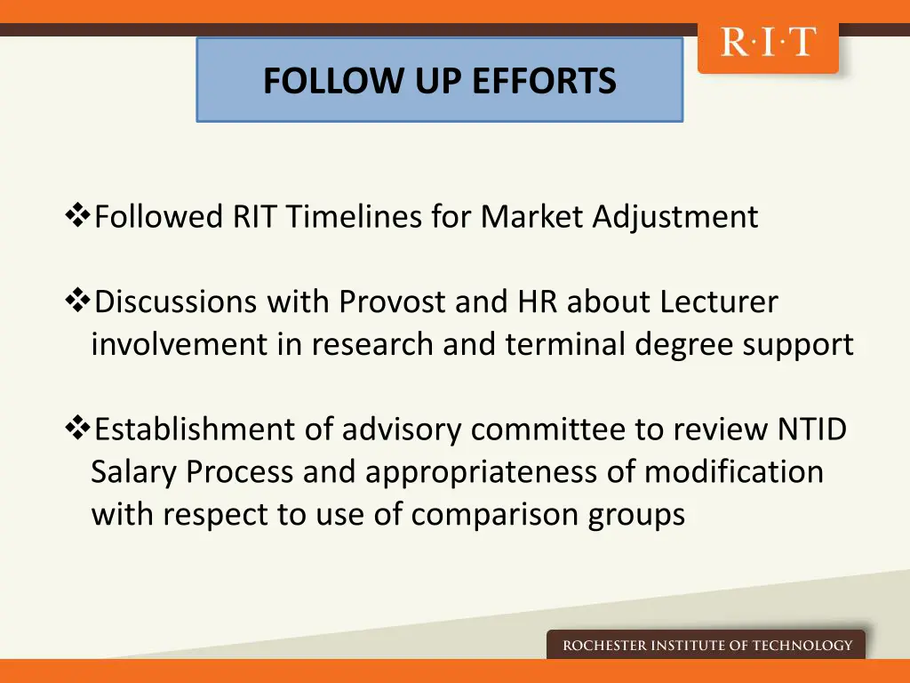 follow up efforts 1