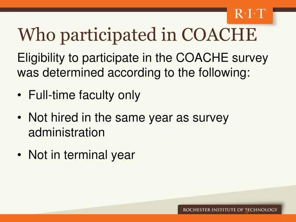 who participated in coache eligibility