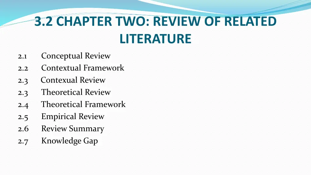 3 2 chapter two review of related literature