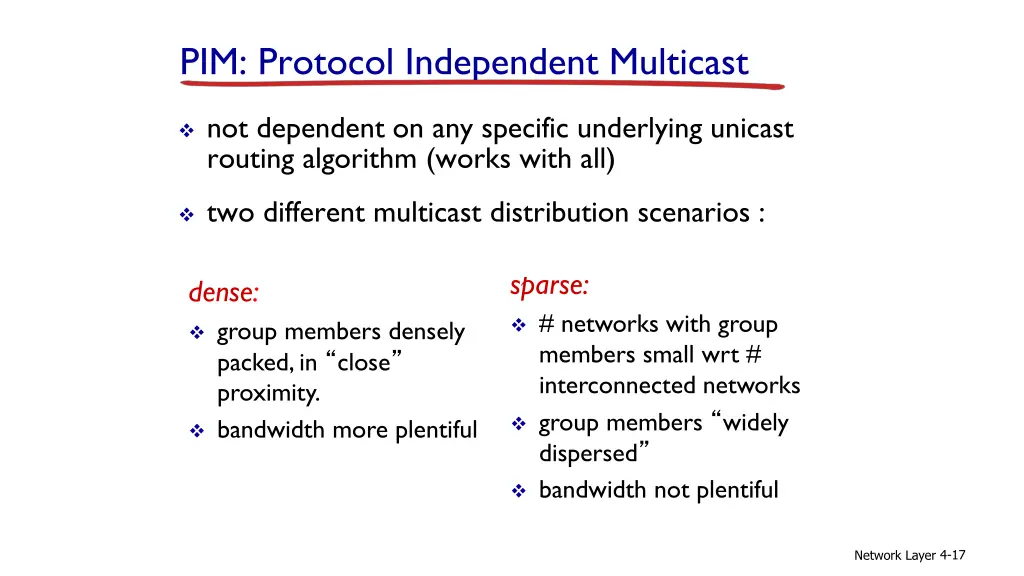 pim protocol independent multicast