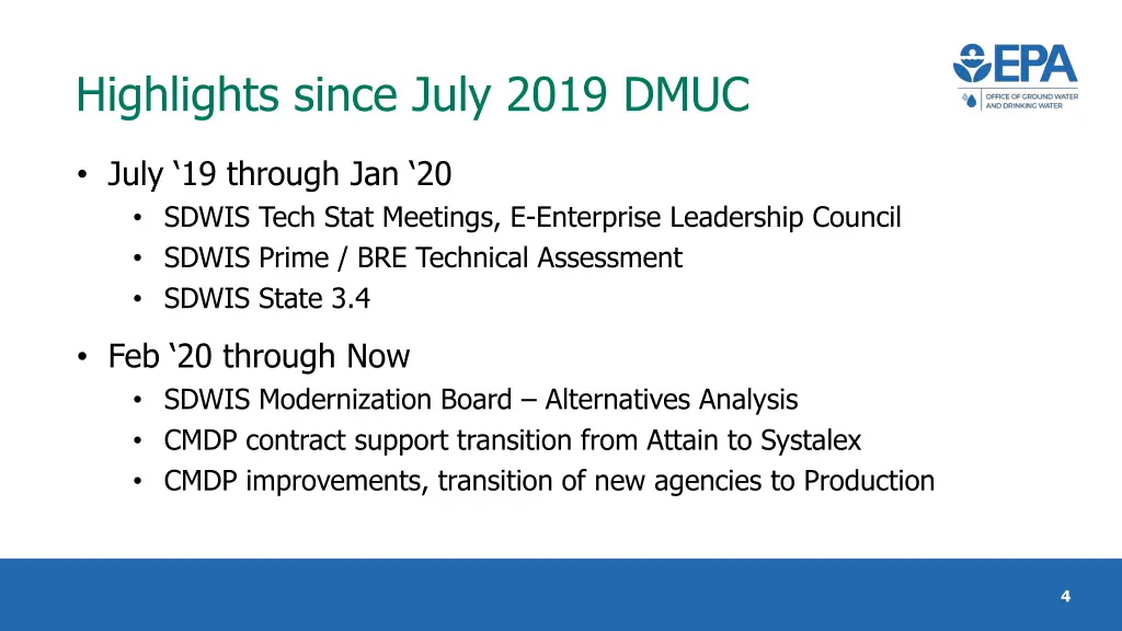 highlights since july 2019 dmuc