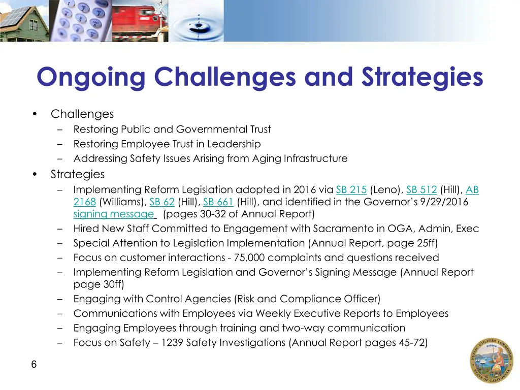 ongoing challenges and strategies