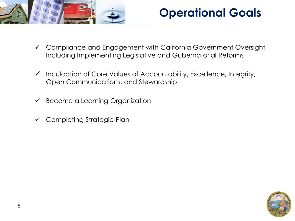 operational goals