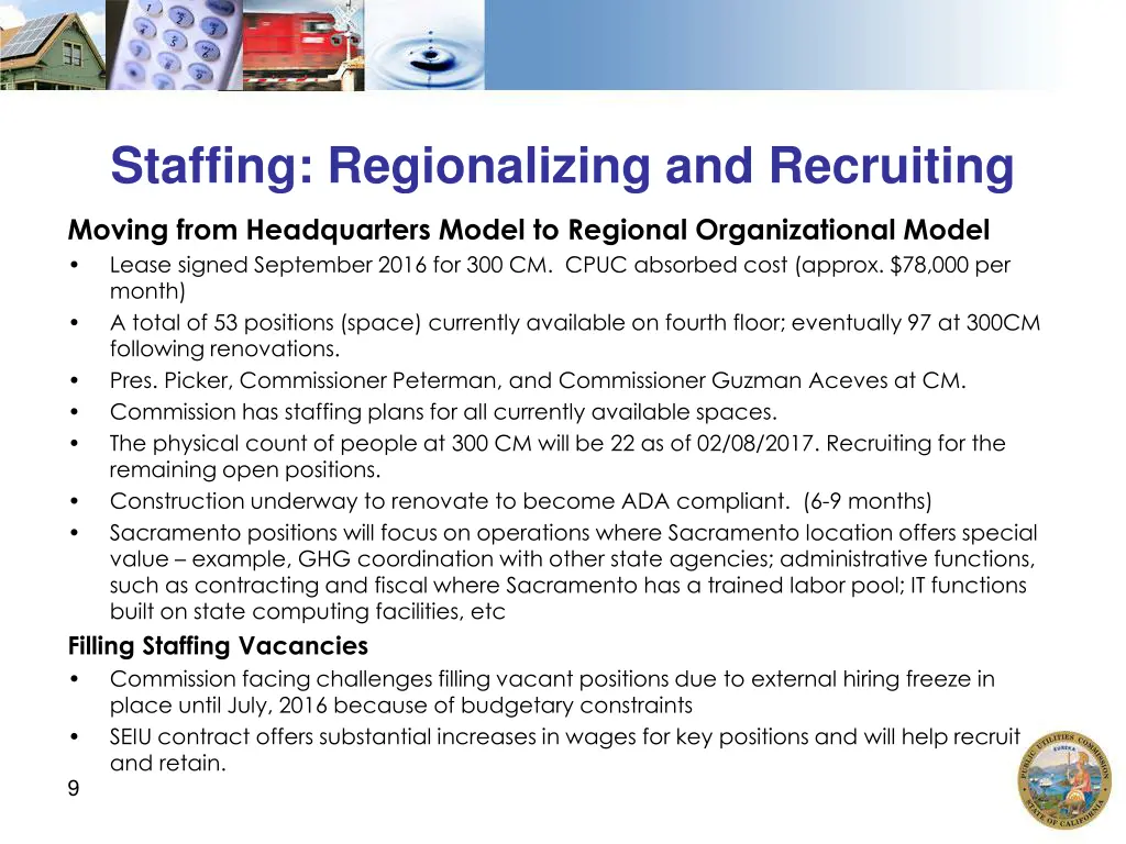 staffing regionalizing and recruiting