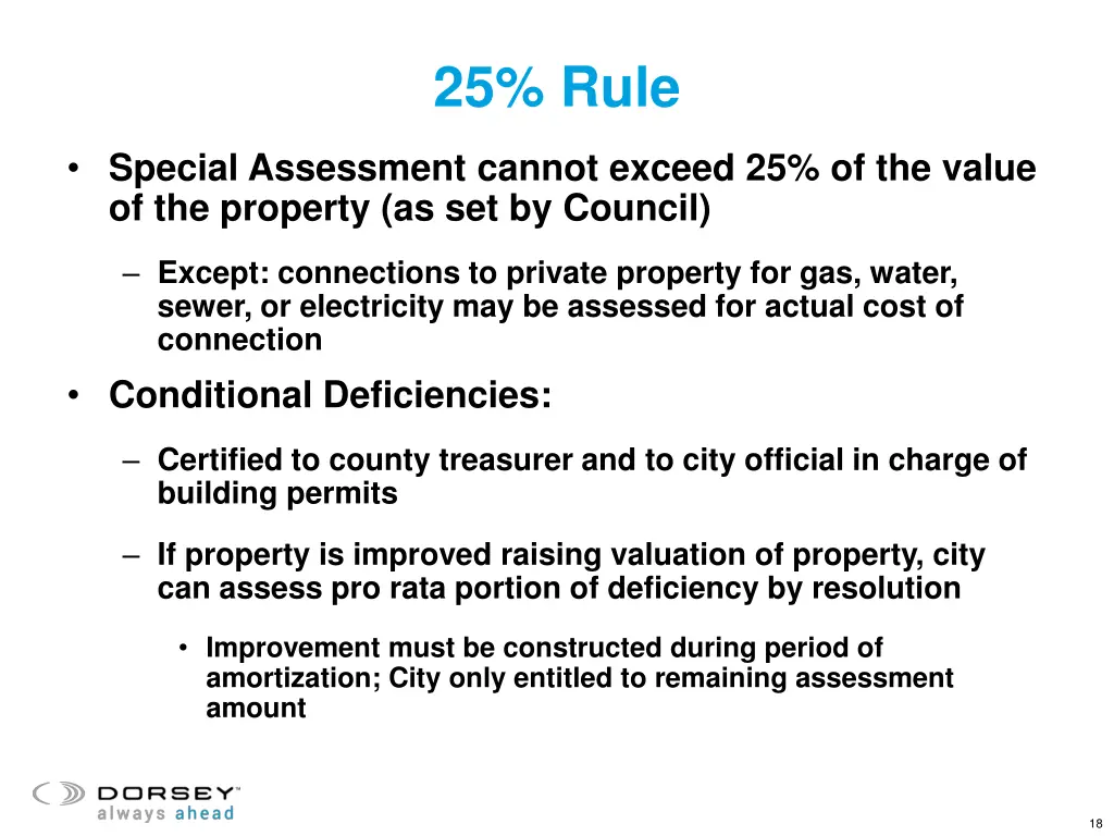 25 rule