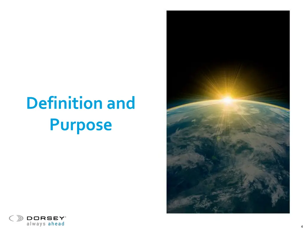 definition and purpose