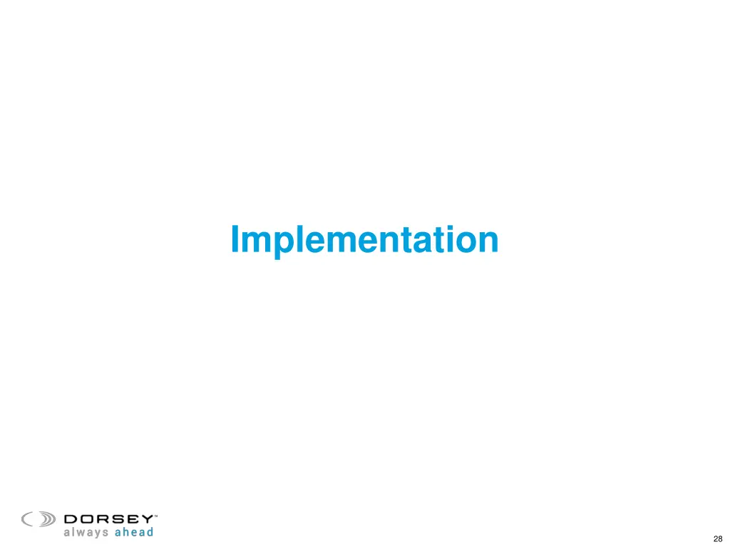 implementation