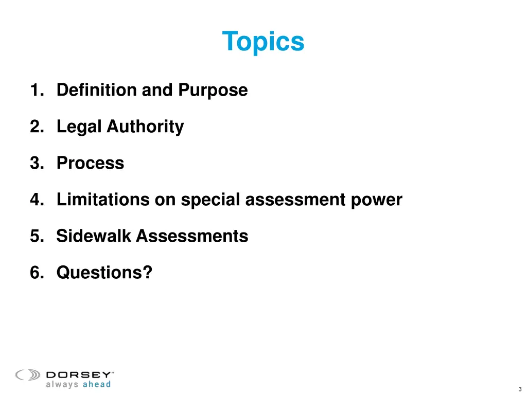 topics
