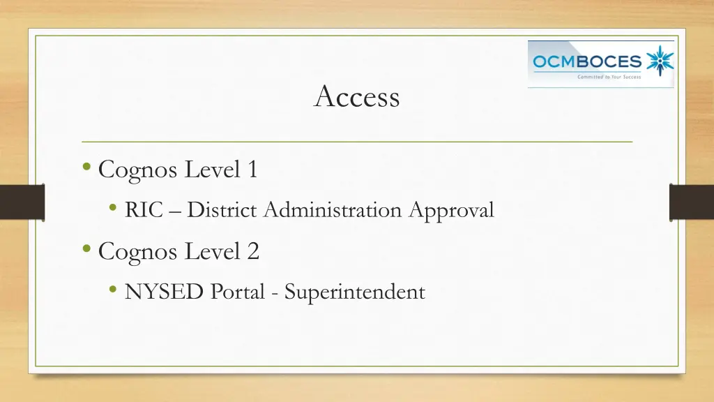 access