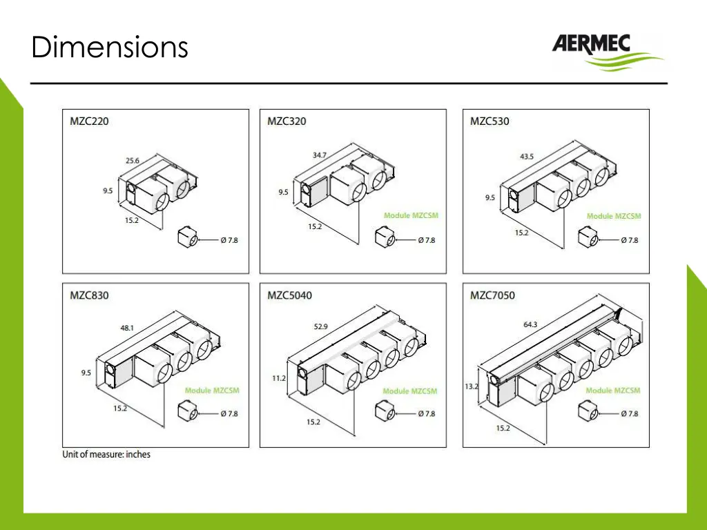 dimensions