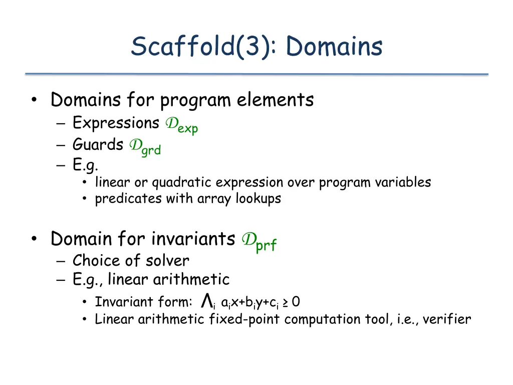 scaffold 3 domains