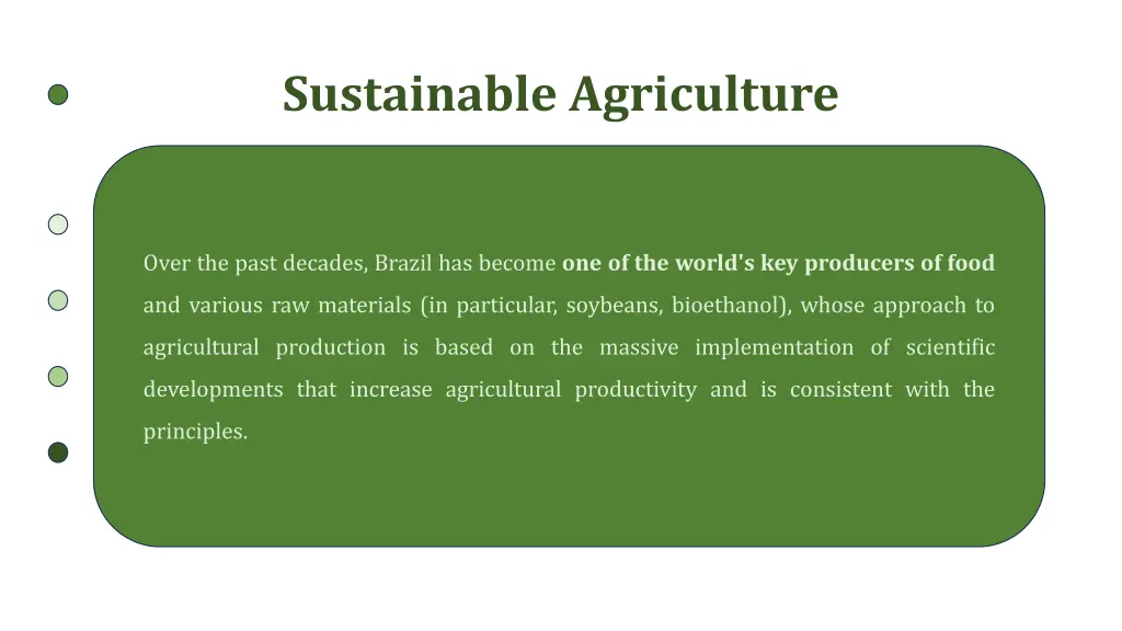 sustainable agriculture