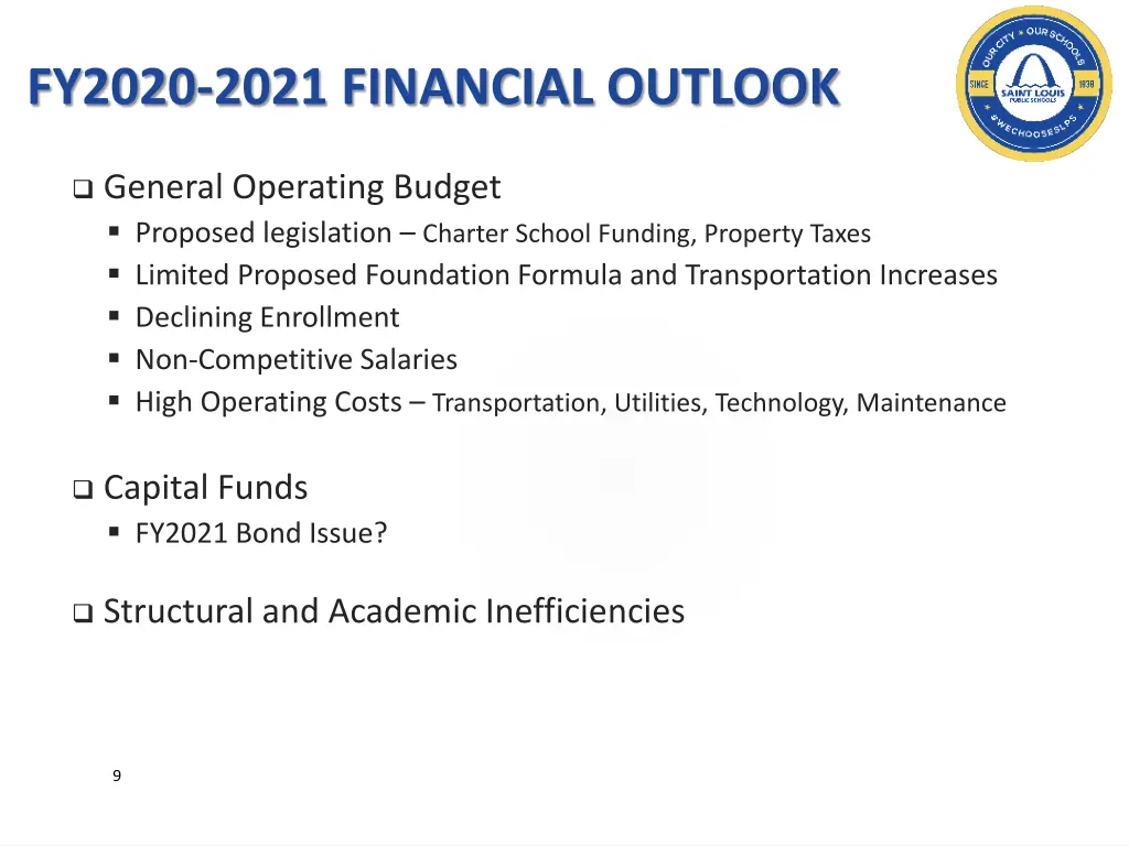 fy2020 2021 financial outlook