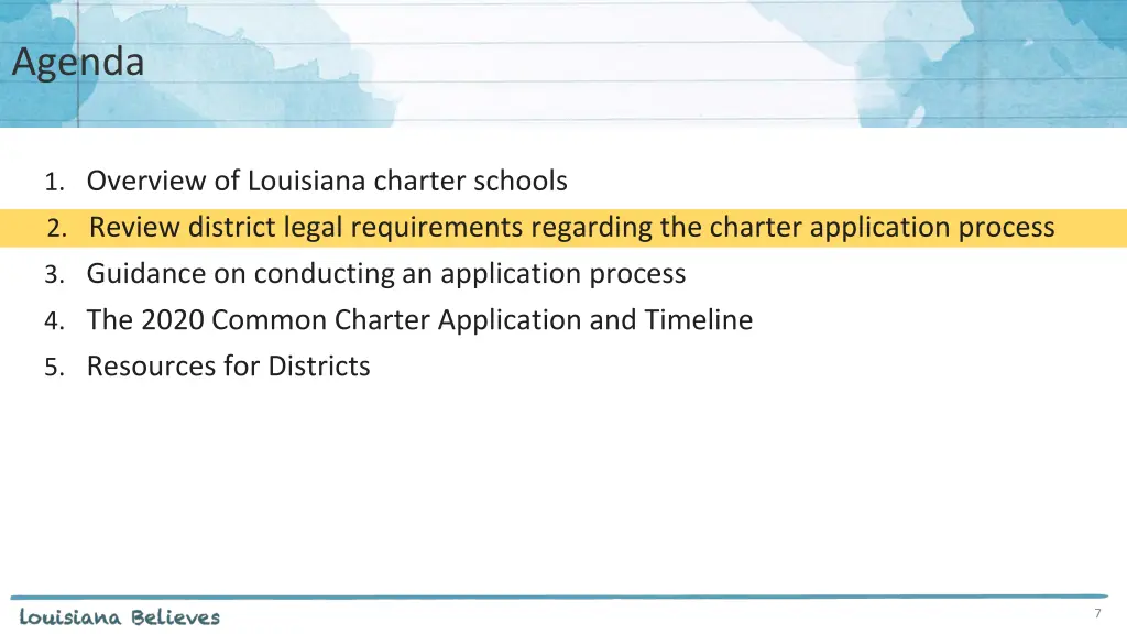 agenda 1